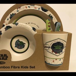 Star Wars baby Yoda kids dish set